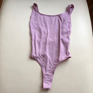 Cotton jersey muscle bodysuit
